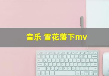 音乐 雪花落下mv